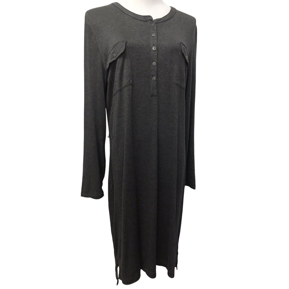 Simply Stated Dress Womens Large Gray Stretchy